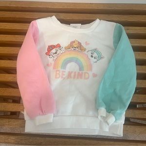 girls 3t paw patrol crew neck